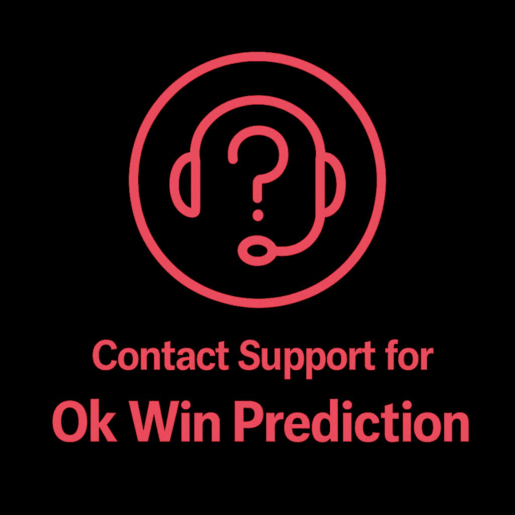 Icon representing support services for Ok Win Prediction.