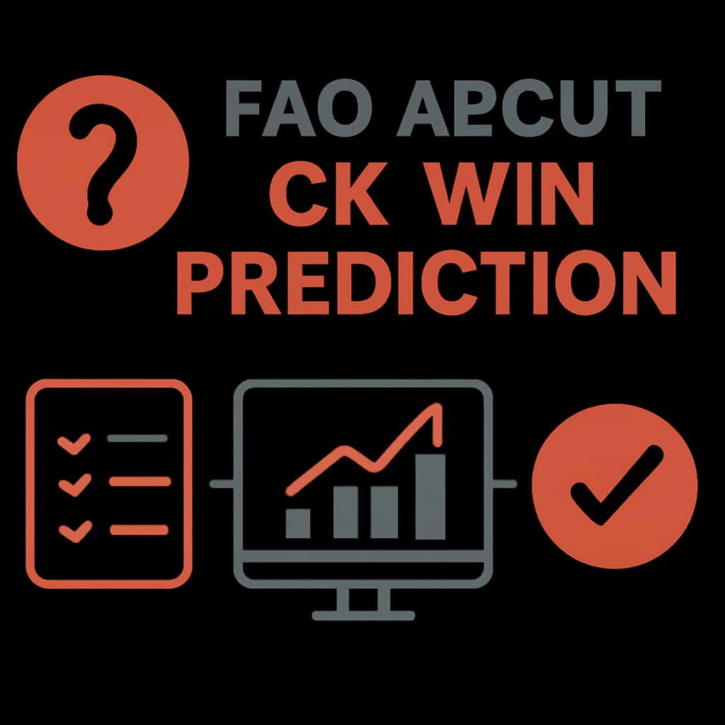 An educational illustration about Ok Win Prediction FAQ.