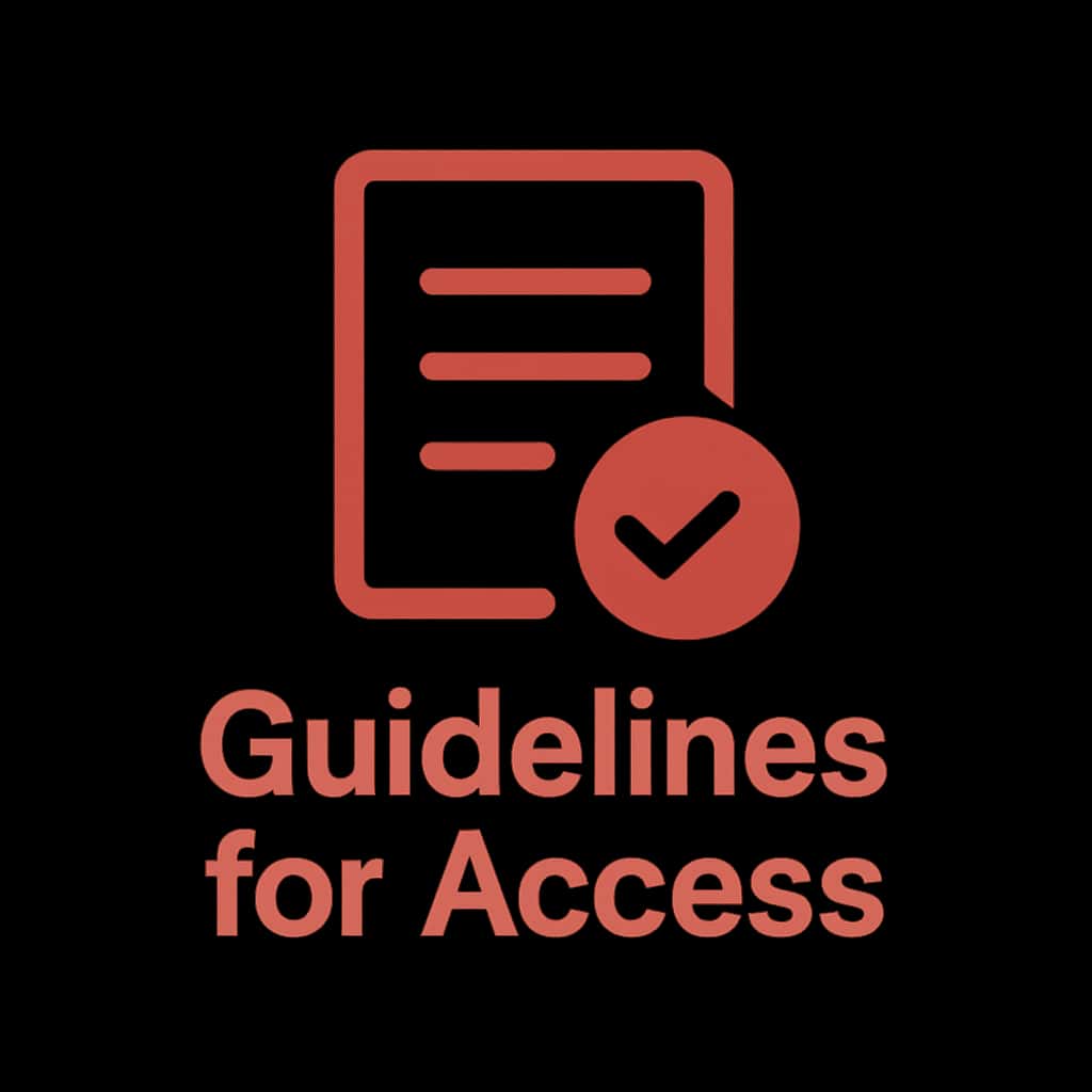 A badge representing the guidelines for Ok Win Prediction Access.