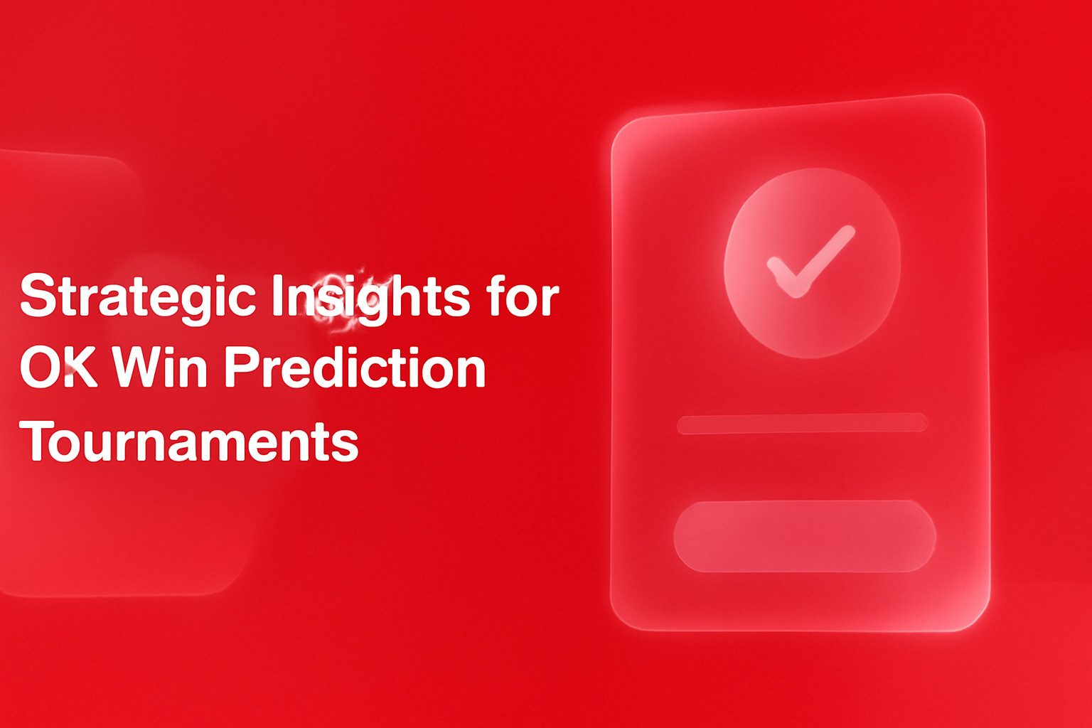 A futuristic depiction of user experience improvement in Ok Win Prediction.