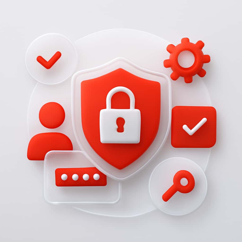 Illustration showing steps to secure Ok Win Prediction account.