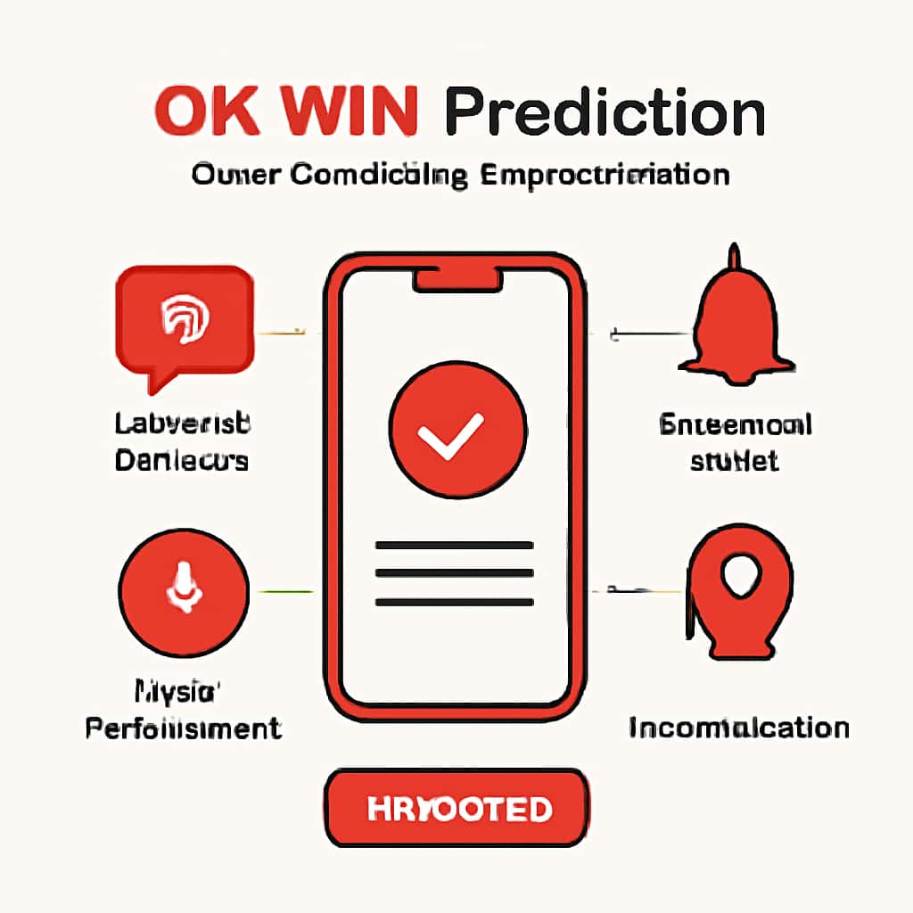 Diagram explaining user experience enhancements in Ok Win Prediction.